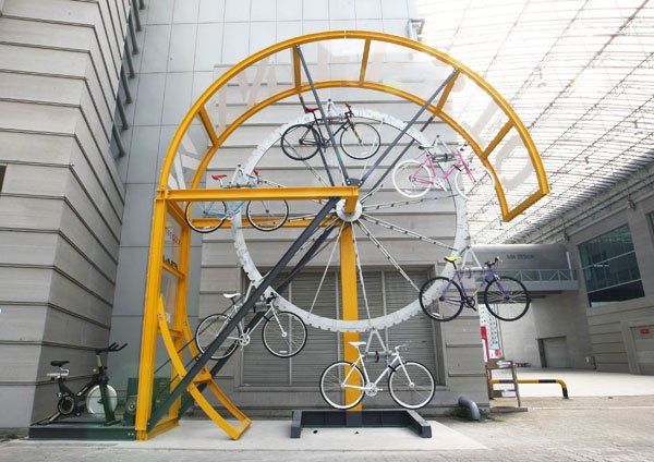 velosipedni parkingi 10 Изкуството на велосипедния паркинг